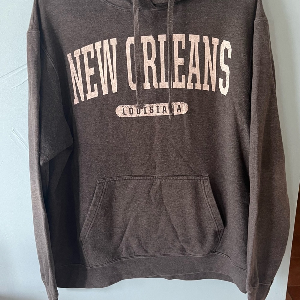New Orleans Graphic Hoodie Sz L
